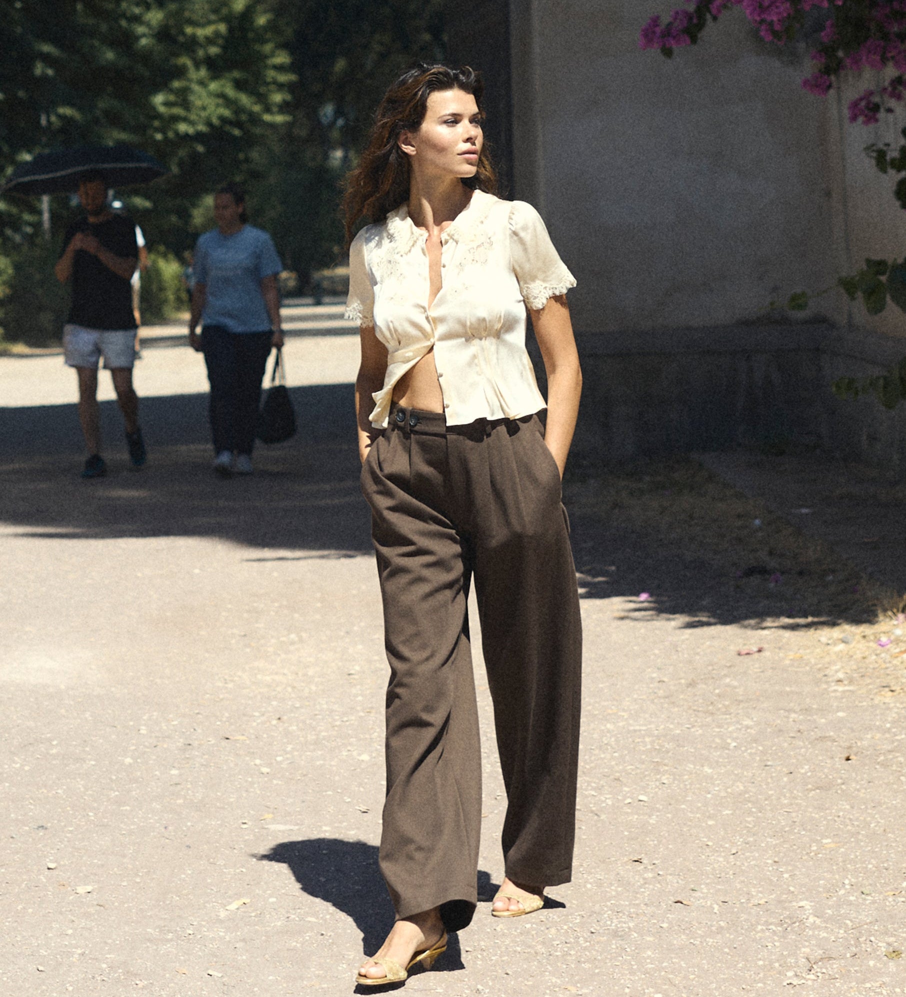 DOEN - YVETTE TOP - - CANDLELIGHT