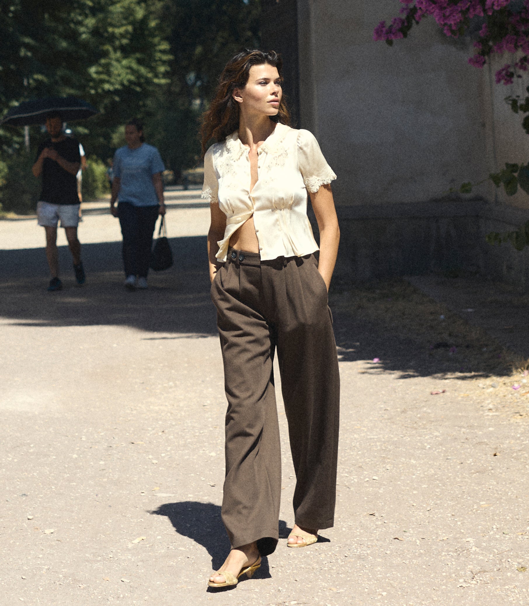 DOEN - YVETTE TOP - - CANDLELIGHT