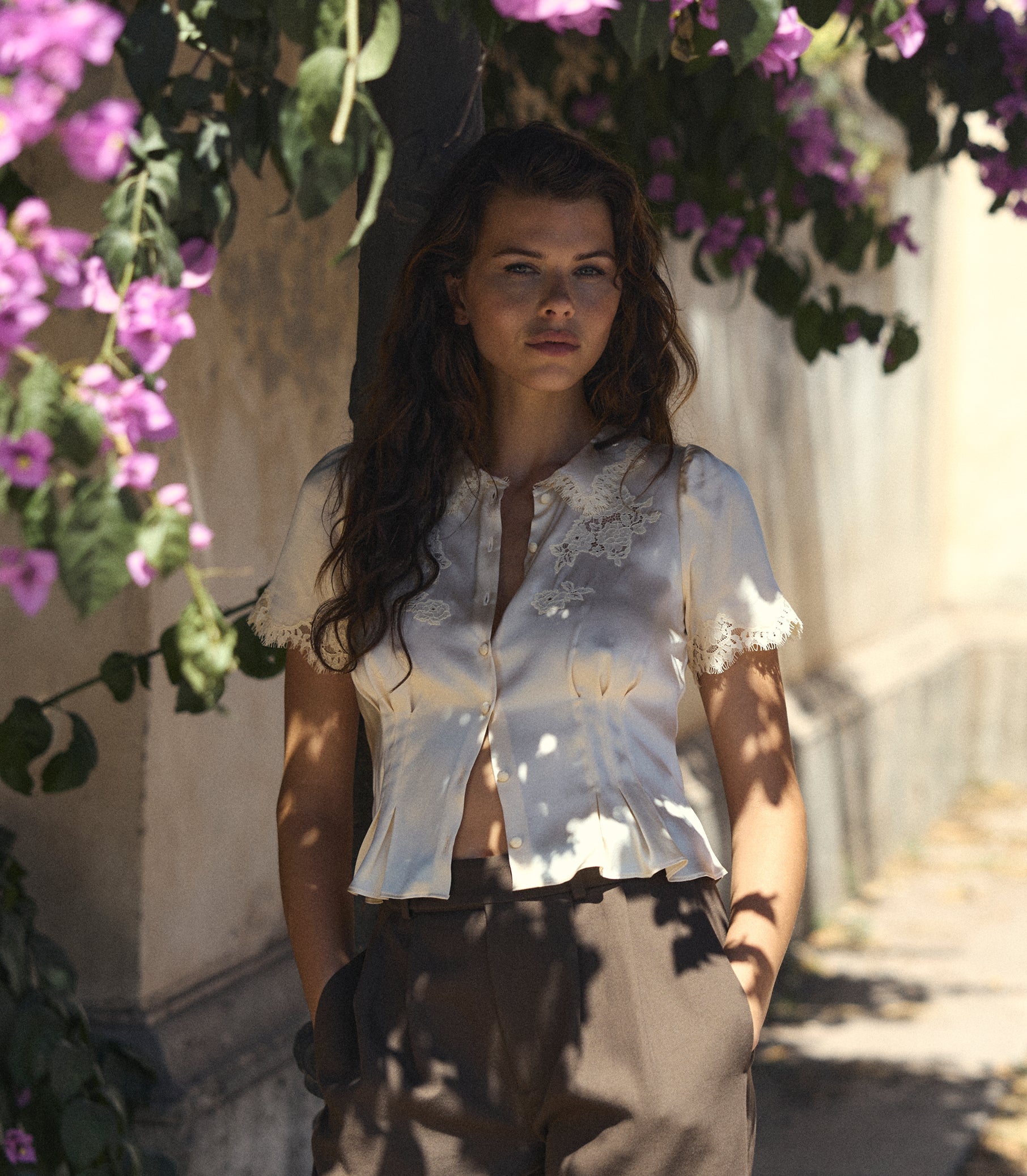 DOEN - YVETTE TOP - - CANDLELIGHT