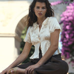 DOEN - YVETTE TOP - - CANDLELIGHT