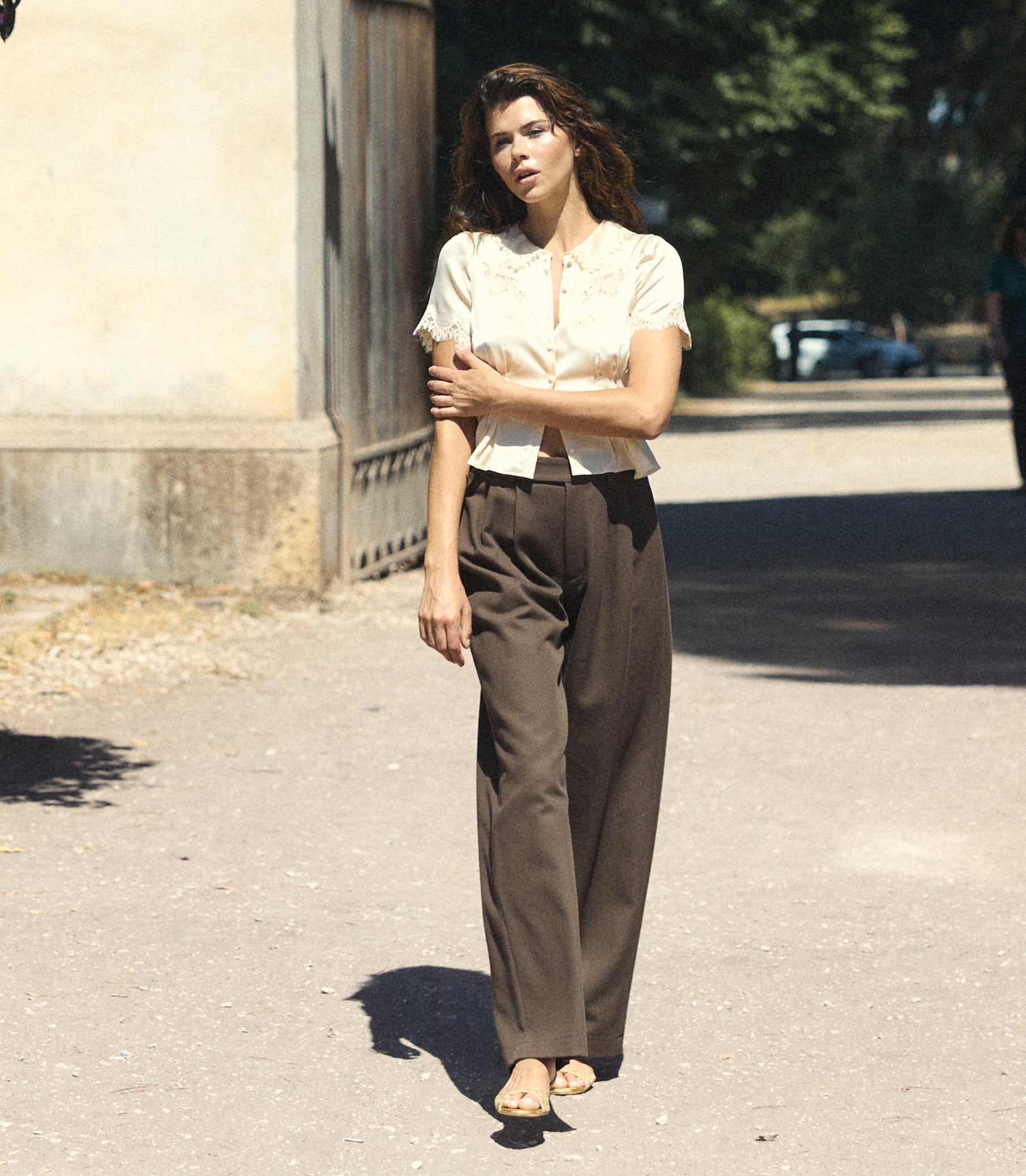 DOEN - YVETTE TOP - - CANDLELIGHT