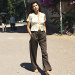 DOEN - YVETTE TOP - - CANDLELIGHT