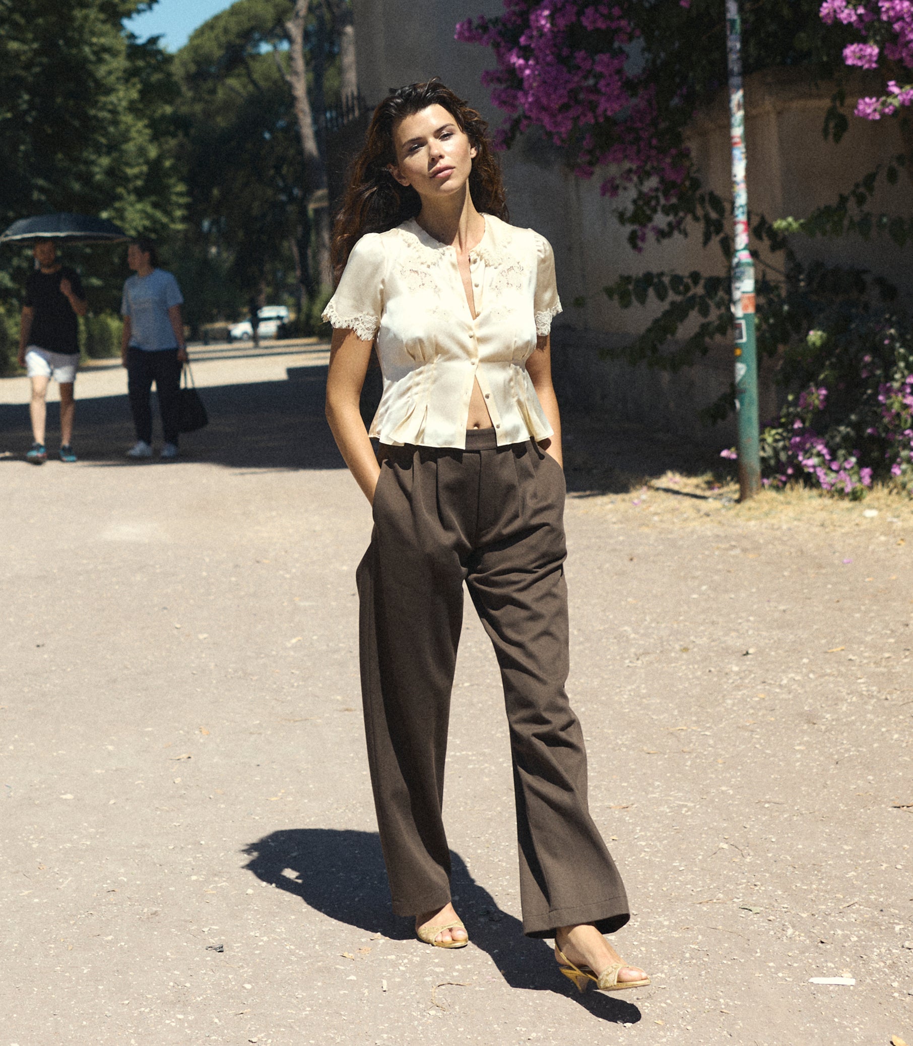 DOEN - YVETTE TOP - - CANDLELIGHT