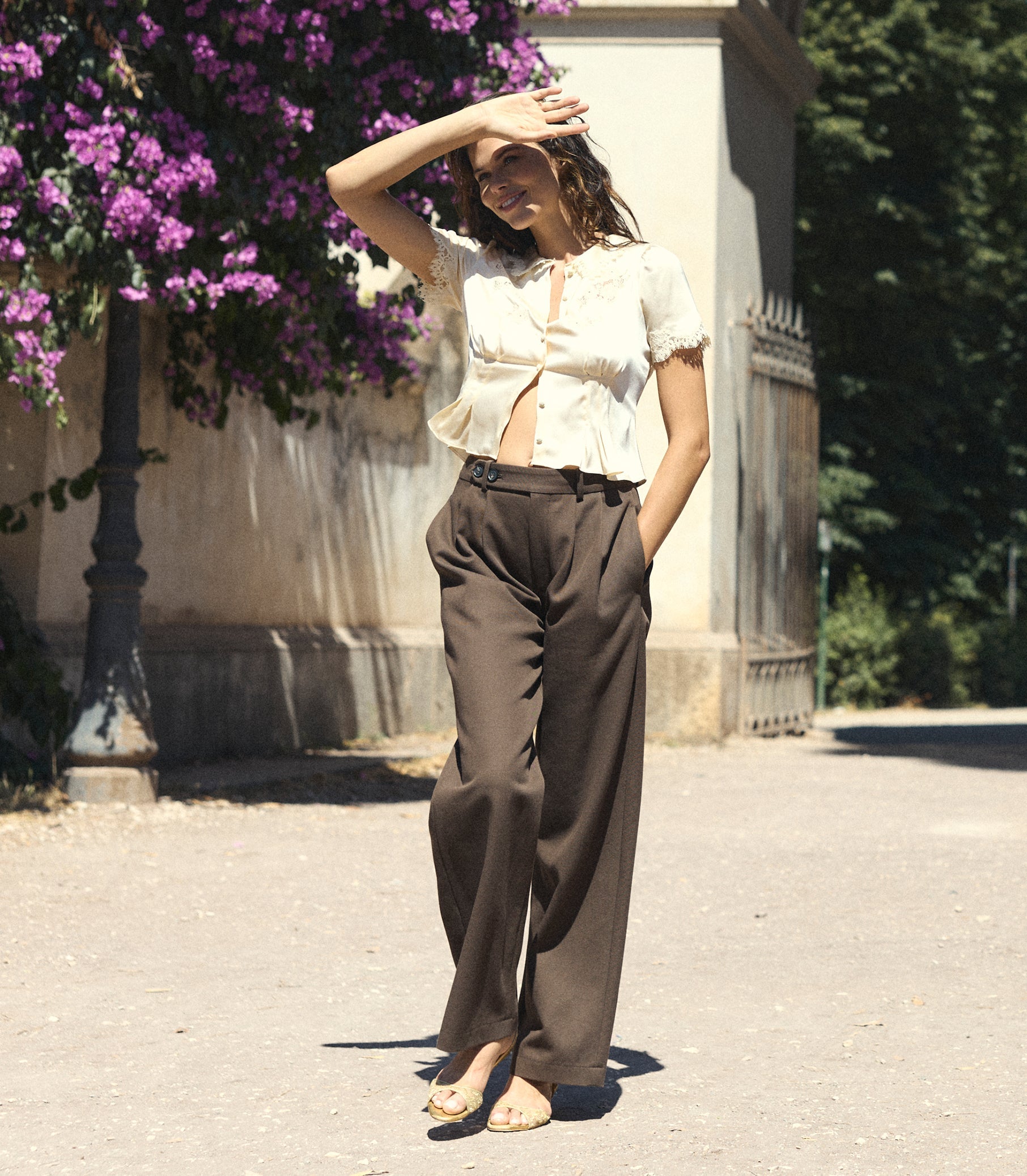 DOEN - YVETTE TOP - - CANDLELIGHT