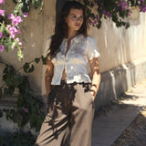 DOEN - YVETTE TOP - - CANDLELIGHT