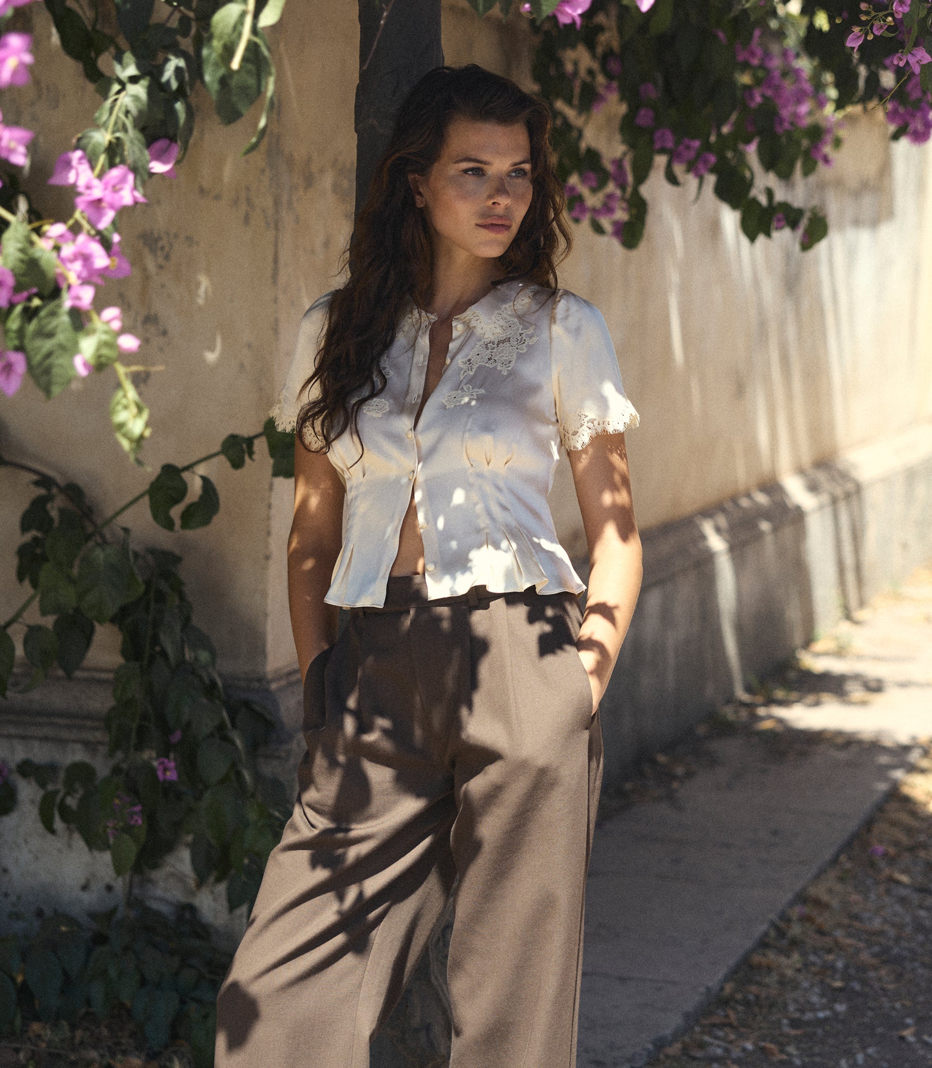 DOEN - YVETTE TOP - - CANDLELIGHT