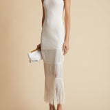 The Zare Dress in Ivory