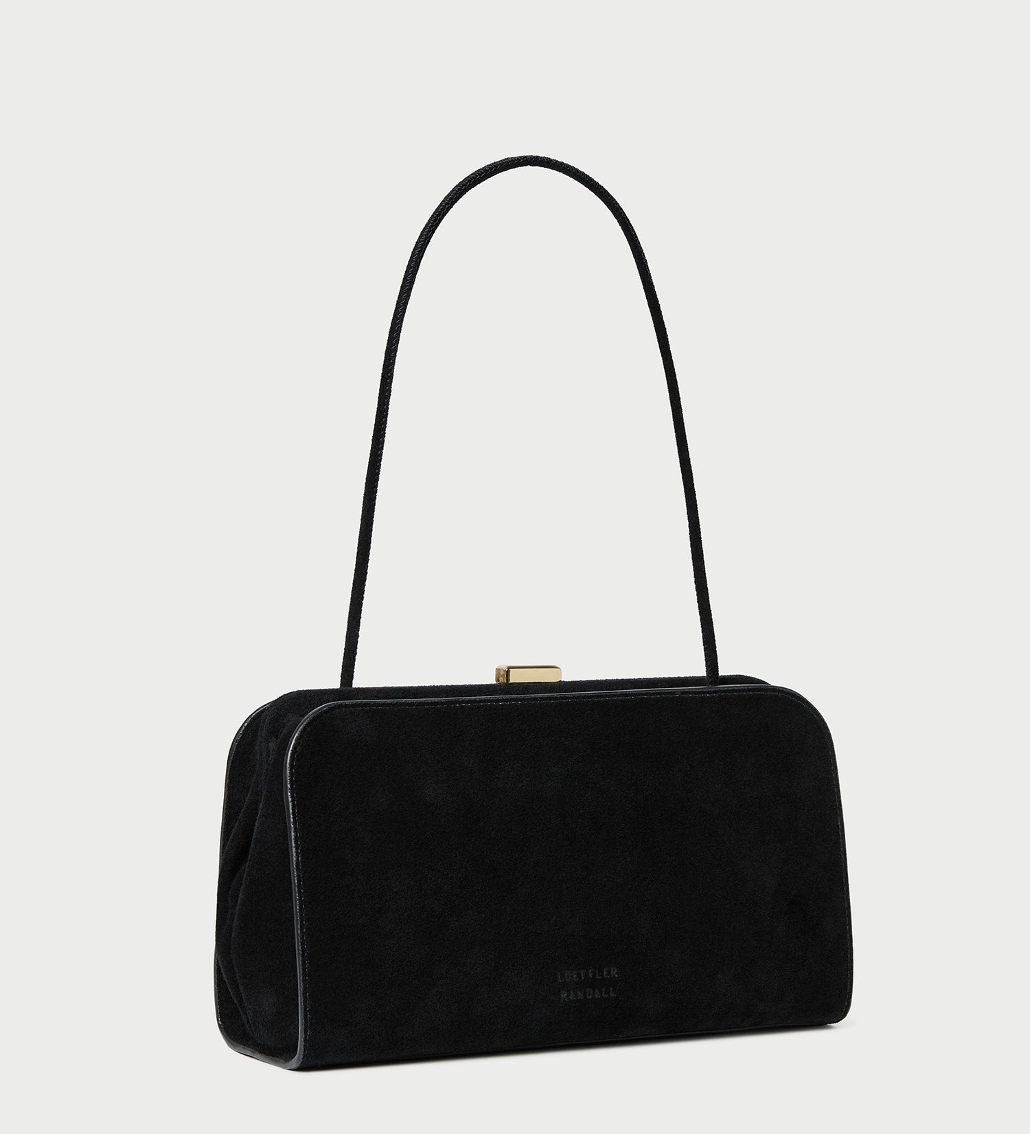 Loeffler Randall - Zella Black Suede Clutch