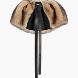 Khaite - Zizi Cape in Natural Shearling