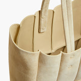 Khaite - Zoe Tote in Beige Suede