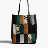 Khaite - Zoe Tote in Black Multi Leather