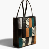 Khaite - Zoe Tote in Black Multi Leather