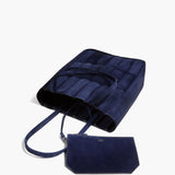 Khaite - Zoe Tote in Midnight Suede