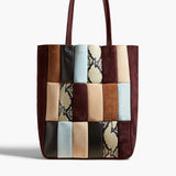 Khaite - Zoe Tote in Rouge Noir Multi Leather