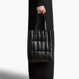Khaite - Small Zoe Tote in Black Nappa Leather