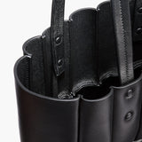 Khaite - Small Zoe Tote in Black Nappa Leather