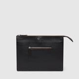 Metier - Zip Top Document Holder Buffalo Cacao