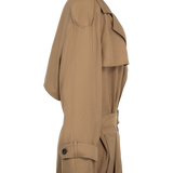 Saint Laurent - Trench Coat In Cotton Twill