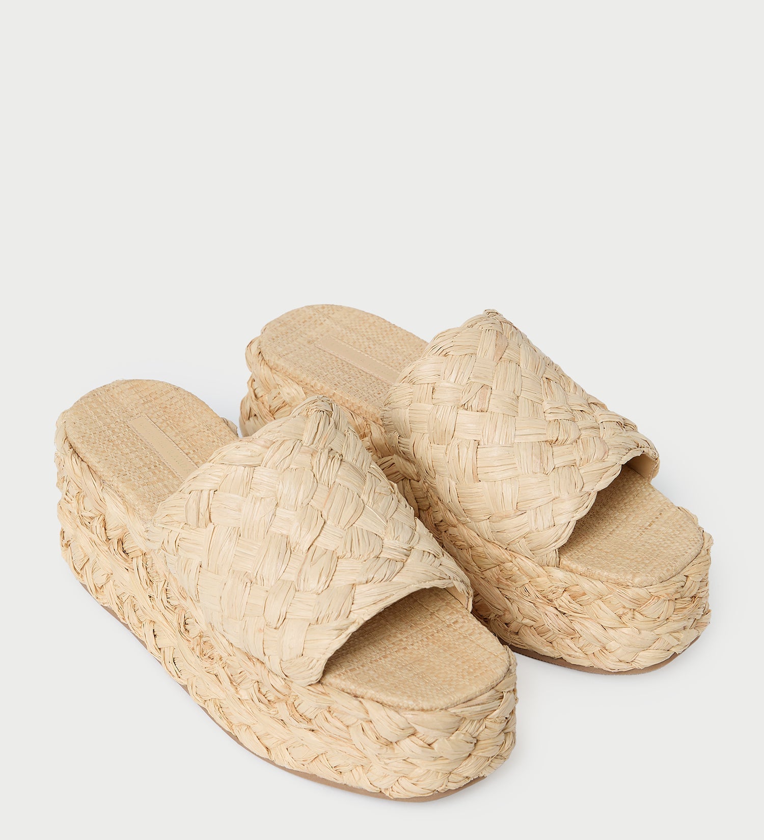 Loeffler Randall - Aaron Natural Braided Straw Mule