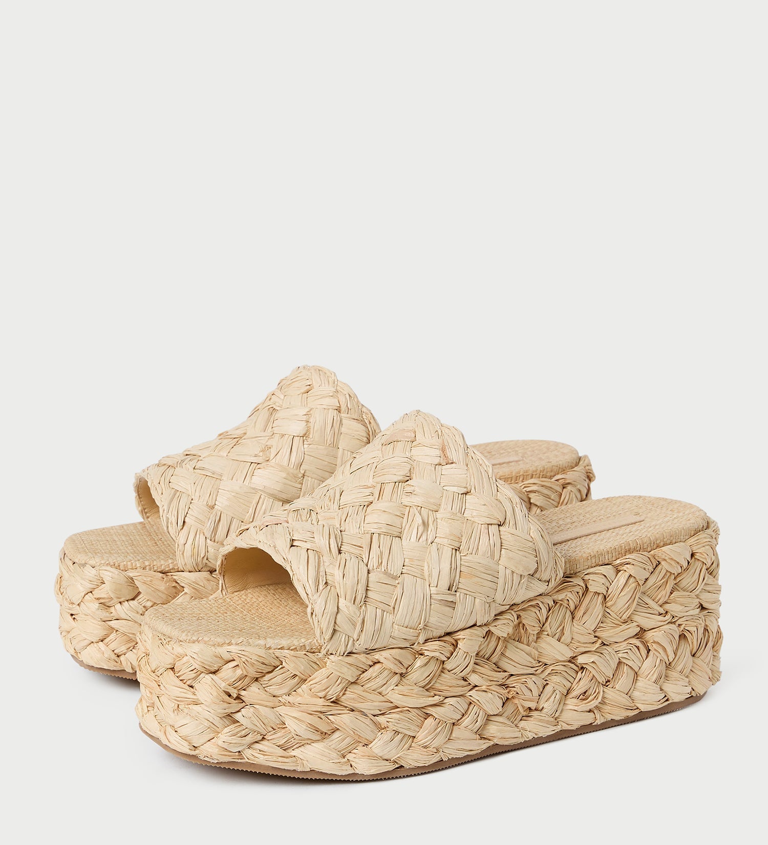 Loeffler Randall - Aaron Natural Braided Straw Mule