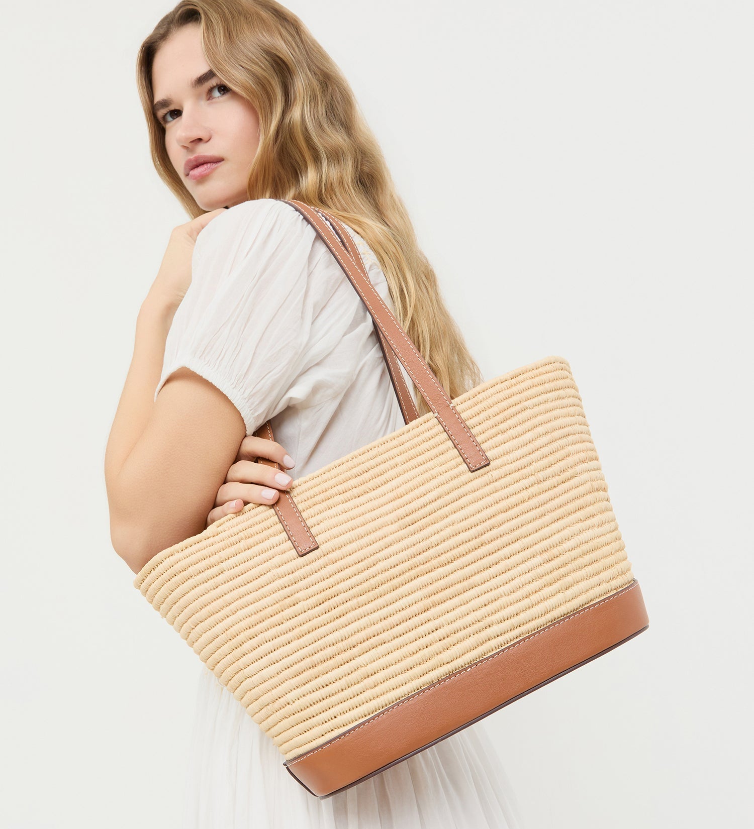 Loeffler Randall - Adler Natural/Cognac Mini Tote