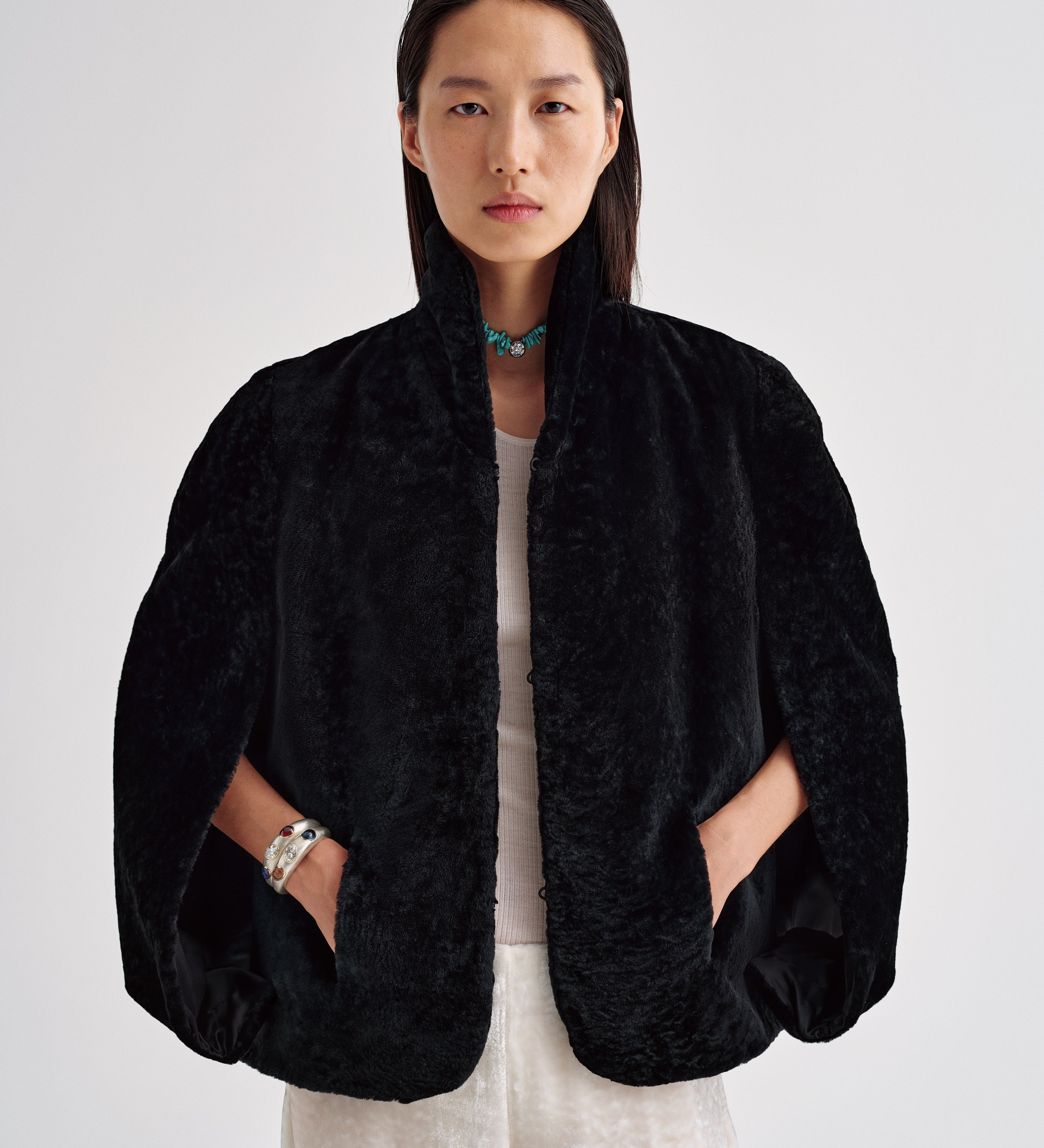 Aflalo - Cena Cape in Shearling