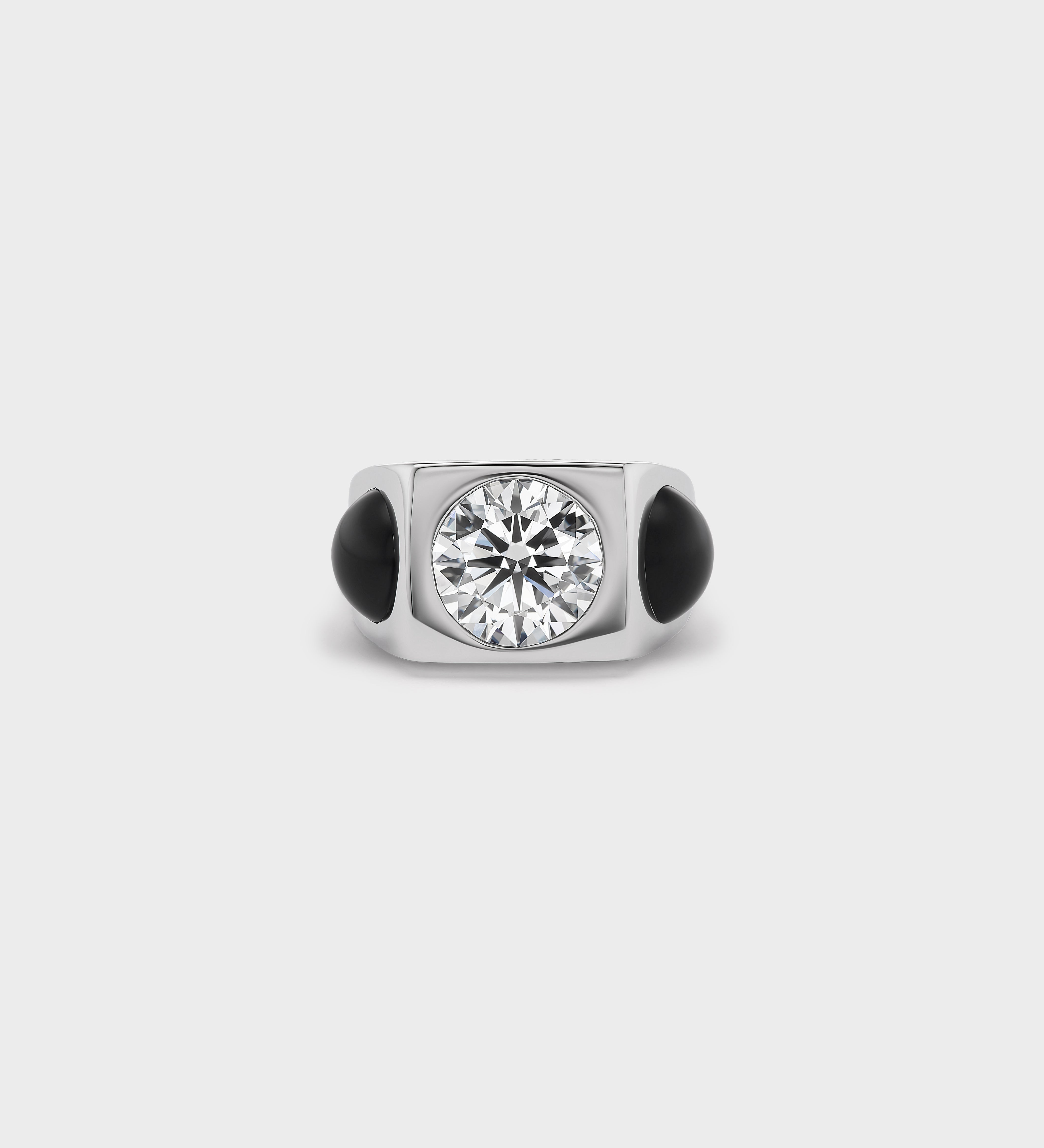 Aflalo - Hex Ring in White Gold