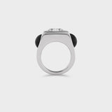 Aflalo - Hex Ring in White Gold