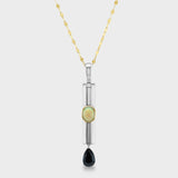 Aflalo - Mini Mom Necklace in Silver