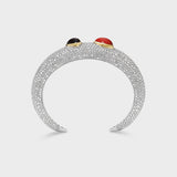 Aflalo - Pavé Romani Cuff in Silver