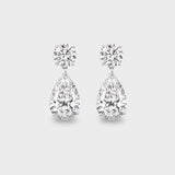 Aflalo - Janes Tears Earrings in White Gold