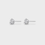 Aflalo - Easy Stud Earrings in White Gold