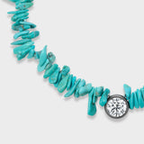 Aflalo - Turquoise Choker in White Gold