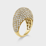 Aflalo - Pavé Dome Ring in Gold