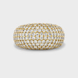 Aflalo - Pavé Dome Ring in Gold