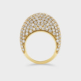 Aflalo - Pavé Dome Ring in Gold