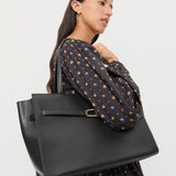 Loeffler Randall - Aidan Black Leather Work Tote
