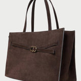 Loeffler Randall - Aidan Brown Suede Work Tote