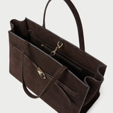 Loeffler Randall - Aidan Brown Suede Work Tote