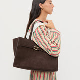 Loeffler Randall - Aidan Brown Suede Work Tote