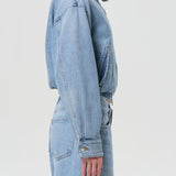 Agolde - Nile Denim Blouson Jacket in Space