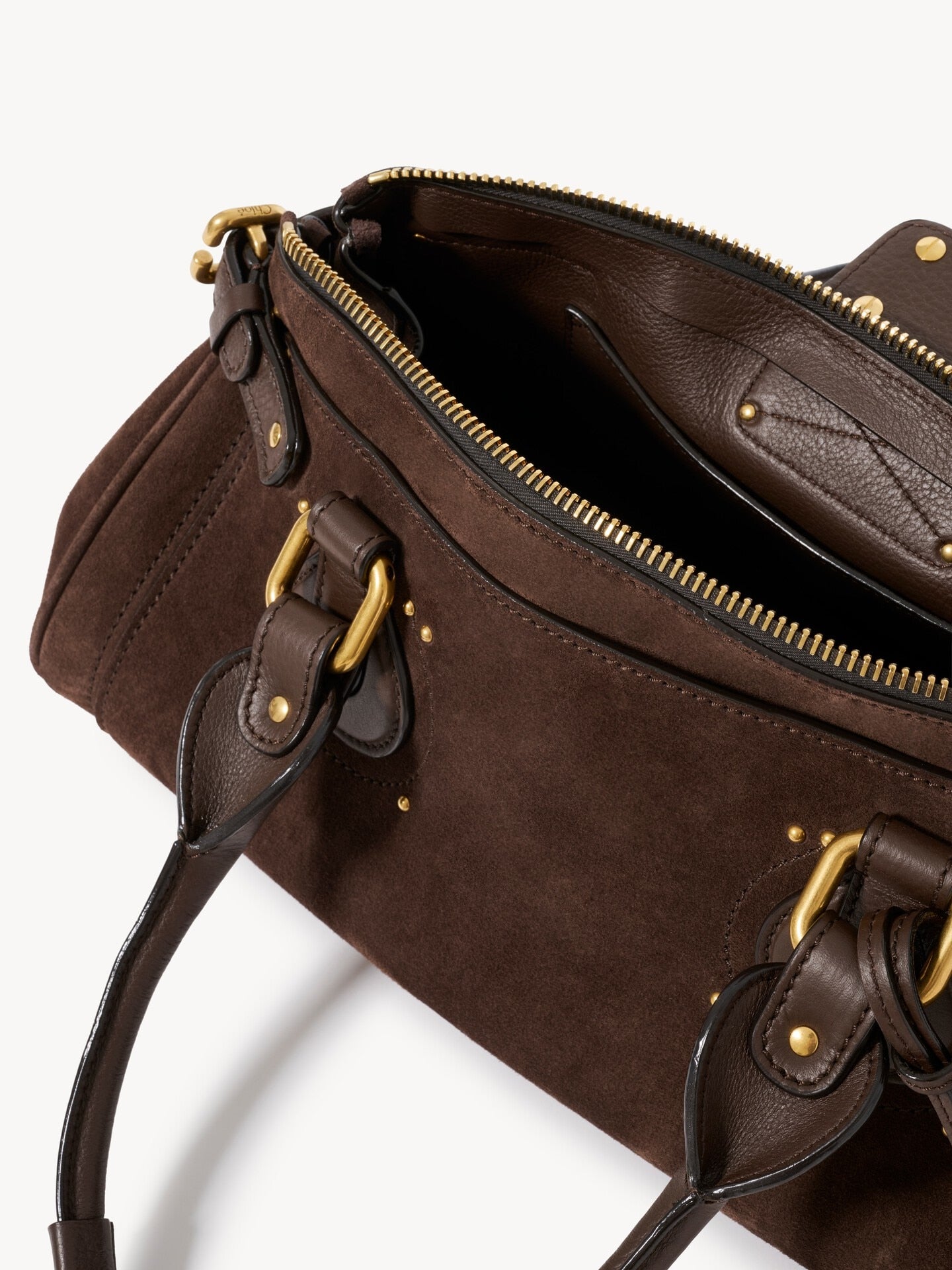 Paddington bag in suede leather