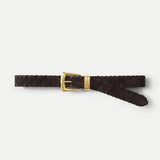 Veronica Beard - Arch Suede Whipstitch Belt