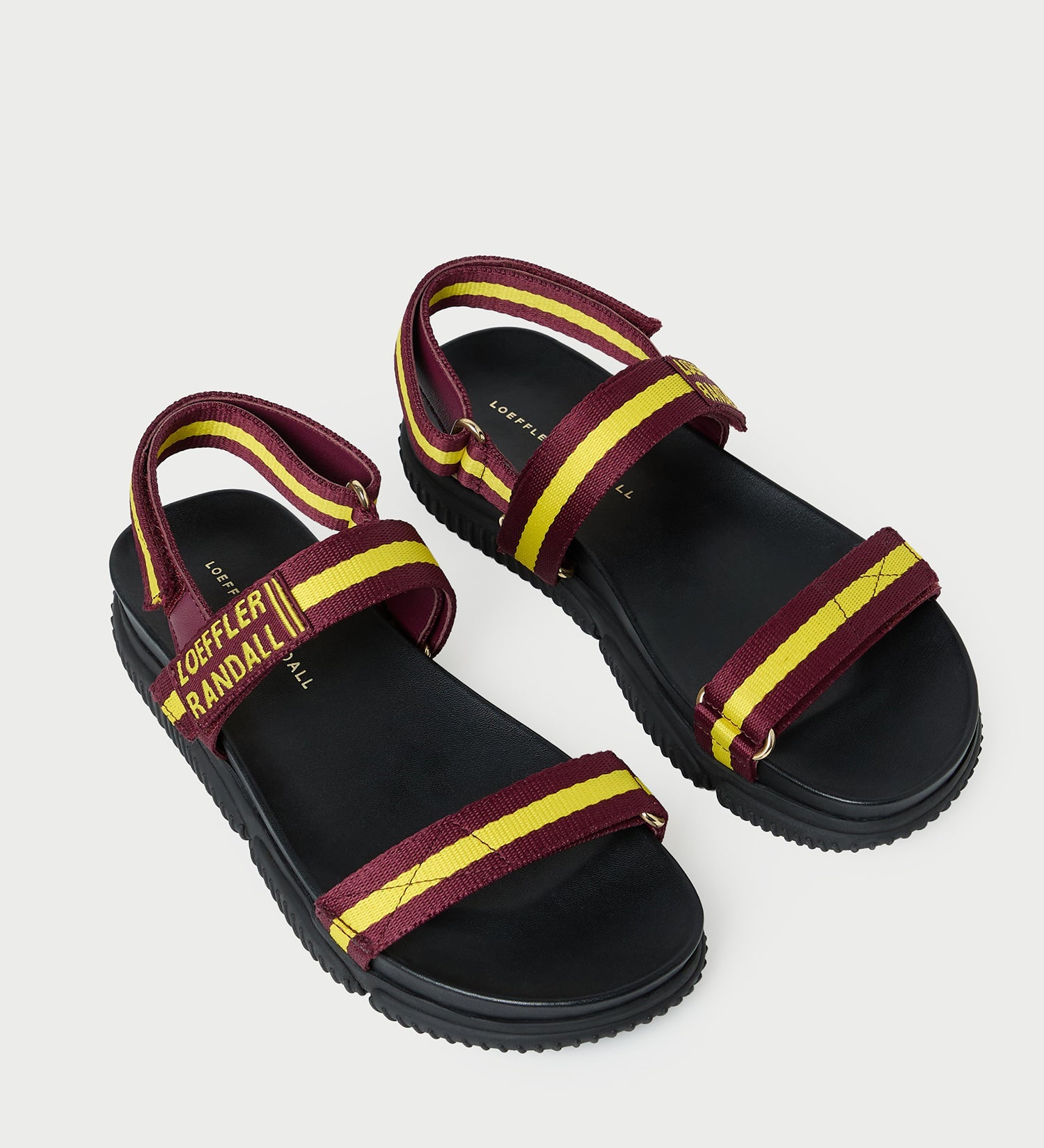 Loeffler Randall - Arlo Maroon/Yellow Sport Sandal