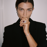 Dorsey - SPENCER, LAB RED SAPPHIRE RING, GOLD