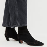 Loeffler Randall - Aspen Black Suede Ankle Boot