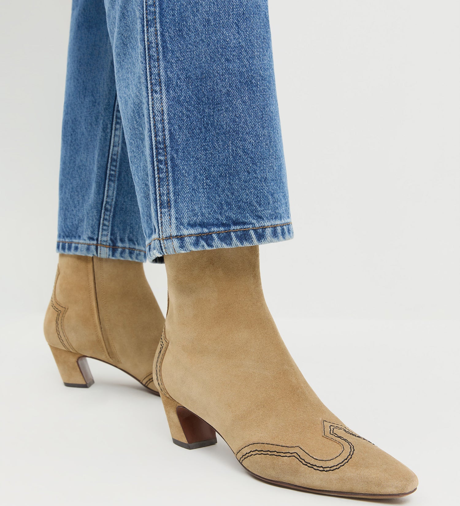 Loeffler Randall - Aspen Sand Suede Ankle Boot