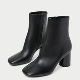 Loeffler Randall - Axel Black Leather Ankle Boot