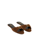 Saint Laurent - Babylone Suede Slides
