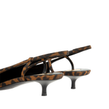 Saint Laurent - Secret Slingback Leopard Pumps